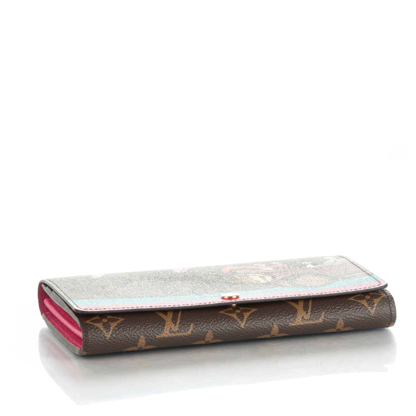 Monogram 2015 Christmas Animation Sarah Wallet Hibiscus