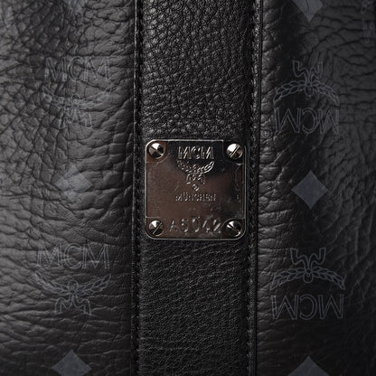 MCM Visetos Large Liz Reversible Shopper Tote Black 9 of 13