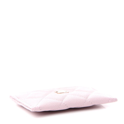 Chanel Caviar Quilted Card Holder Pink 4 of 8