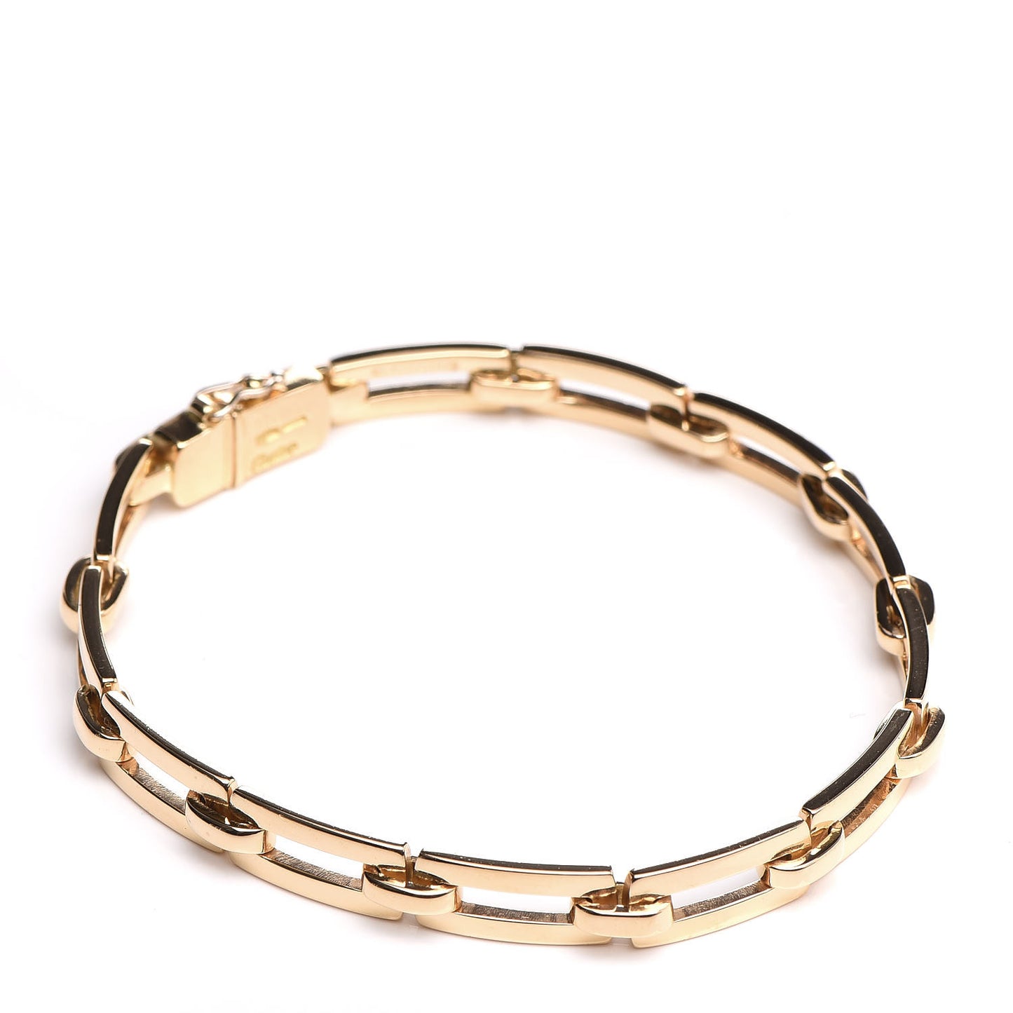 18K Yellow Gold Maillon Panthere Link Bracelet