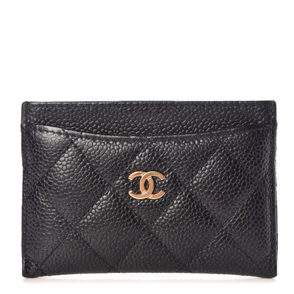Chanel Caviar Quilted Card Holder Black 1 of 9