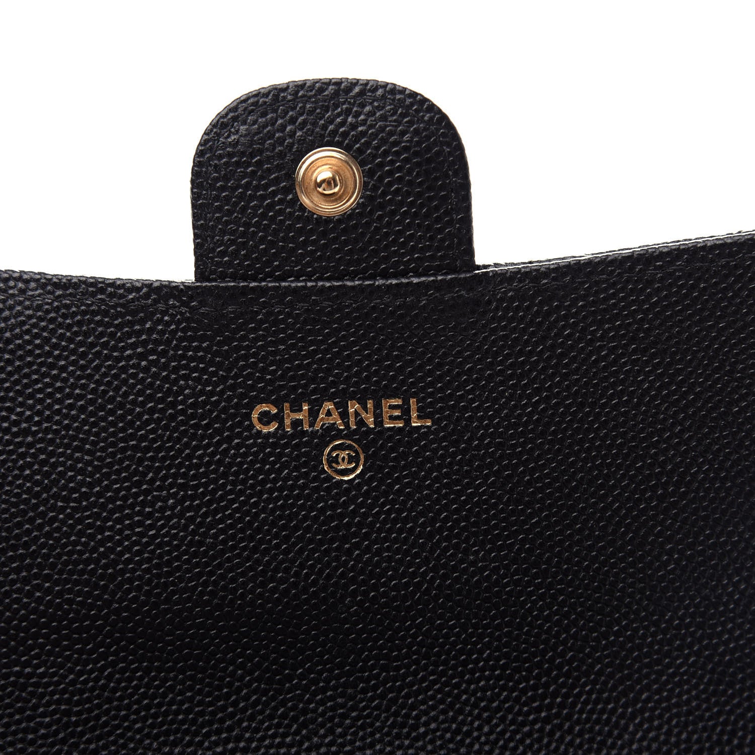 Chanel Caviar Quilted Medium Flap Wallet Black 6 of 9