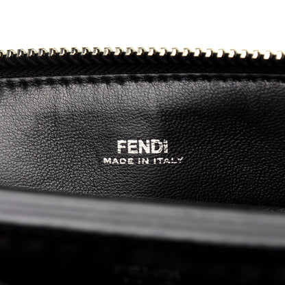 Fendi Shiny Nappa Trapuntata Chain Small DotCom Click Chain Satchel Black 7 of 10