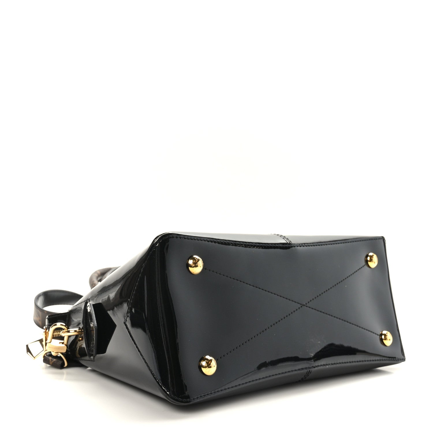Louis Vuitton Patent Calfskin Miroir Tote Black 4 of 8