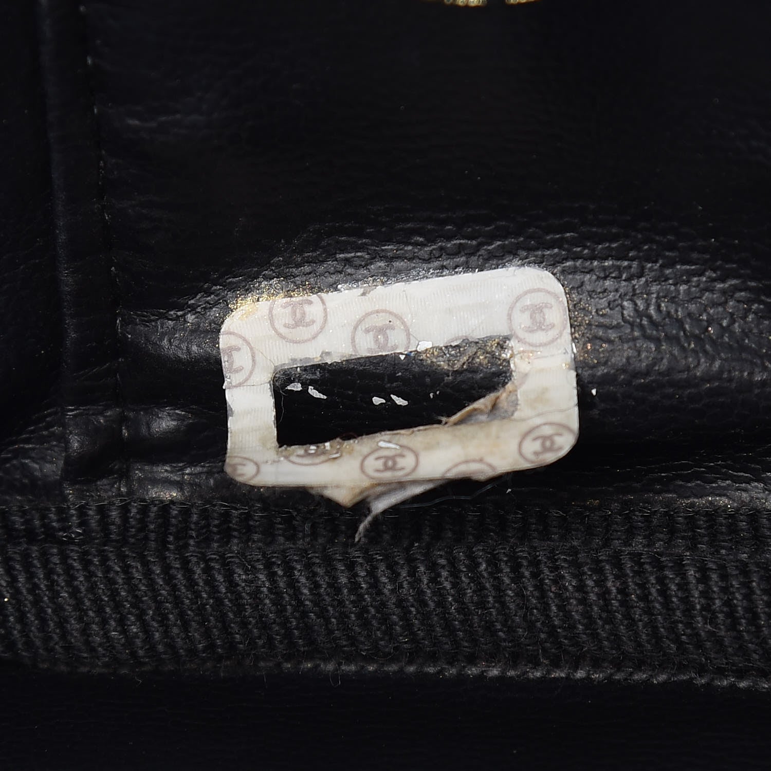 Chanel Caviar CC Vanity Cosmetic Case Black 6 of 11