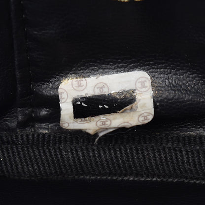 Chanel Caviar CC Vanity Cosmetic Case Black 6 of 11