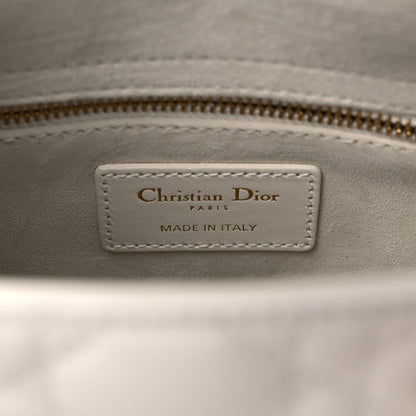 Christian Dior Lambskin Cannage Small My ABCDior Lady Dior Latte 6 of 8