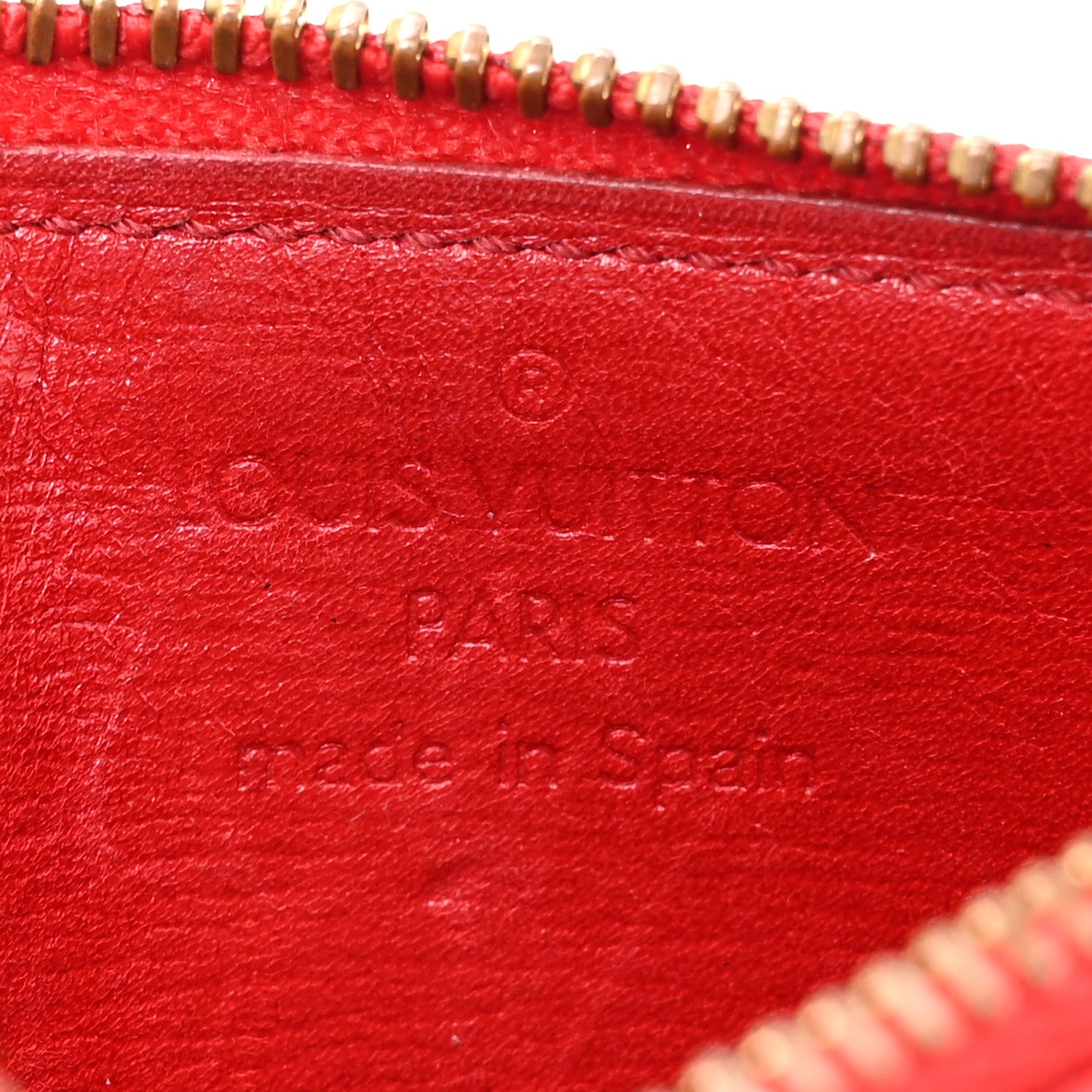 Louis Vuitton Epi Key Pouch Castillan Red 6 of 10