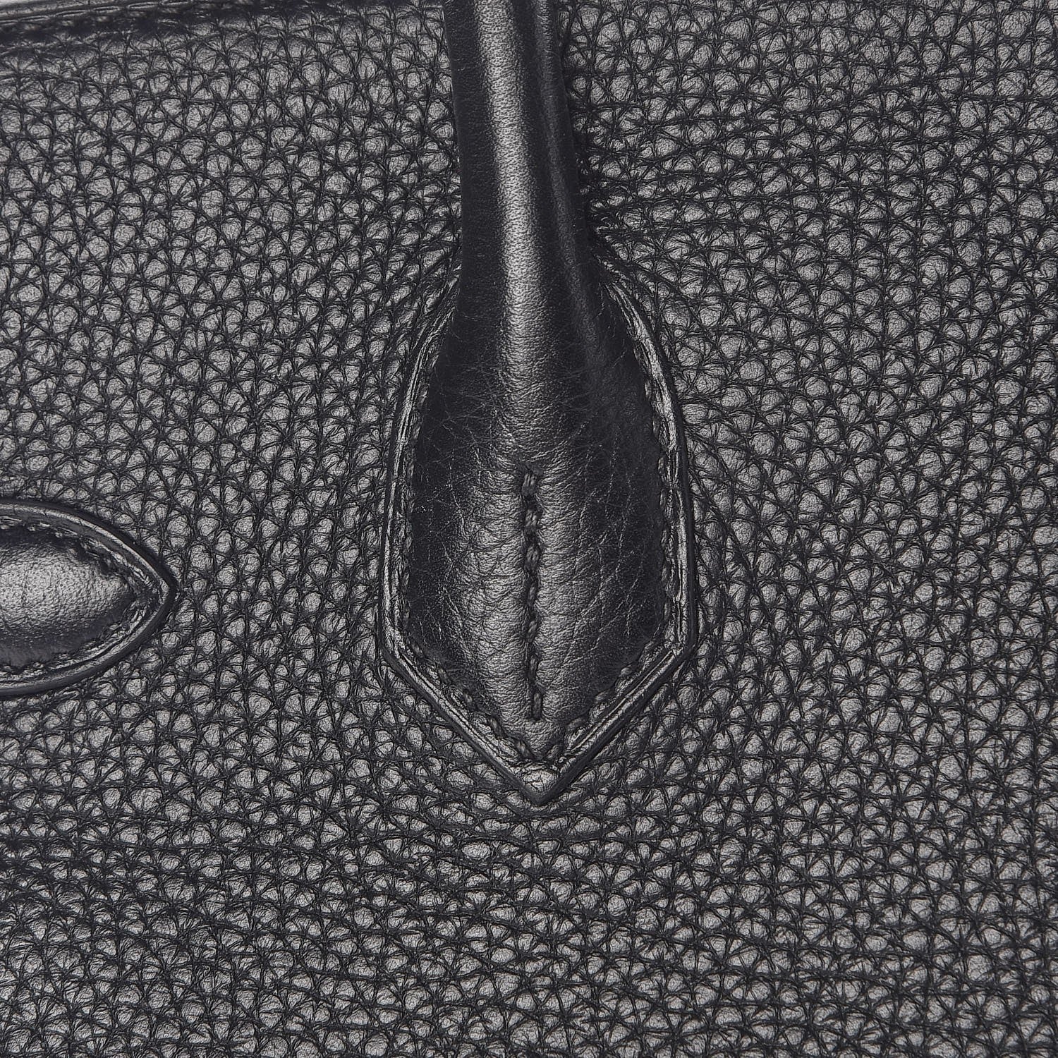 Hermes Taurillon Clemence Birkin 30 Black 37 of 70