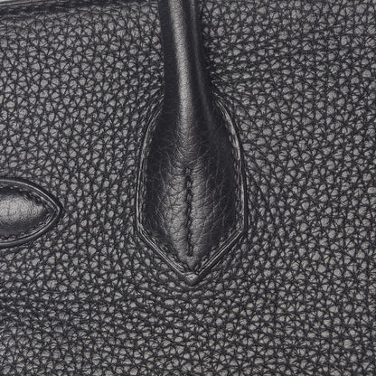 Hermes Taurillon Clemence Birkin 30 Black 37 of 70