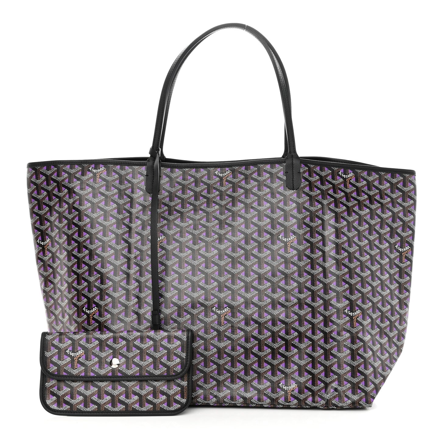 Goyardine Saint Louis Claire Voie GM Black Purple