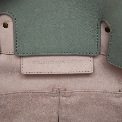 Balenciaga Calfskin Papier Ligne A5 Flap Tote Pink 6 of 21