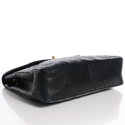 Chanel Quilted Lambskin CC Flap Shoulder Bag Black 6 of 12