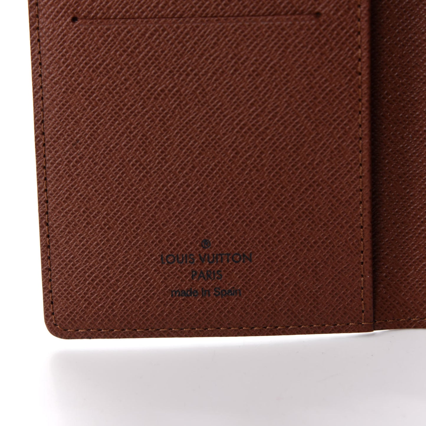 Monogram Checkbook Holder Case Wallet