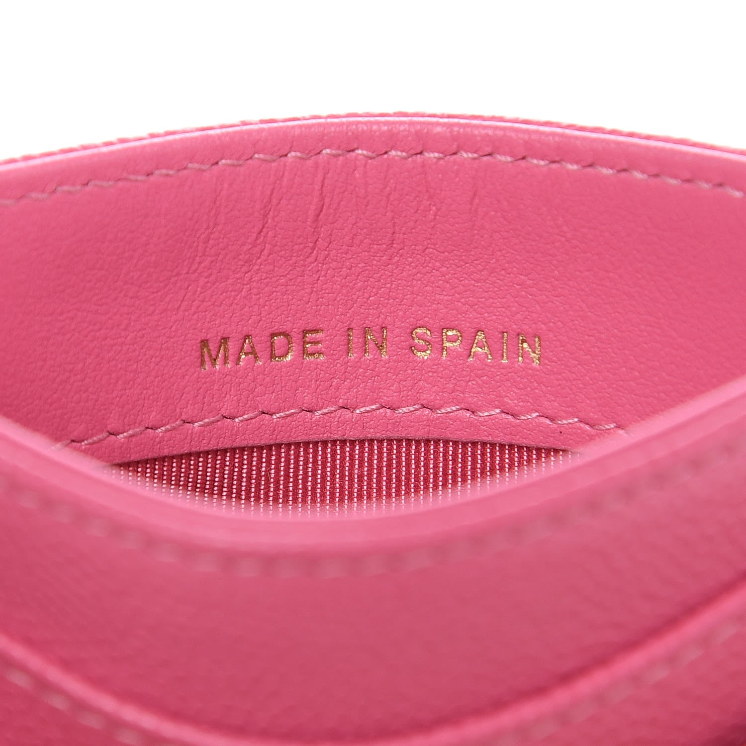 Chanel Caviar Quilted Card Holder Pink 7 of 10