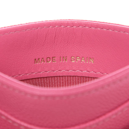 Chanel Caviar Quilted Card Holder Pink 7 of 10