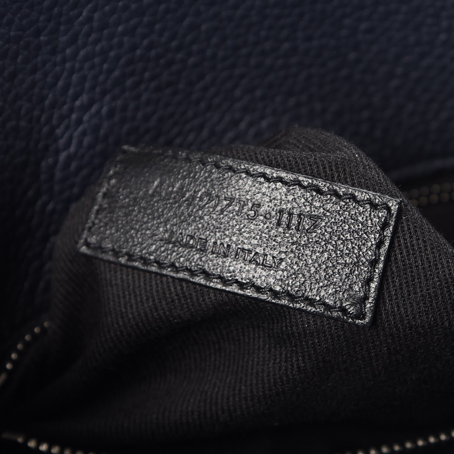 Saint Laurent Grained Calfskin Baby Souple Sac De Jour Navy 7 of 7