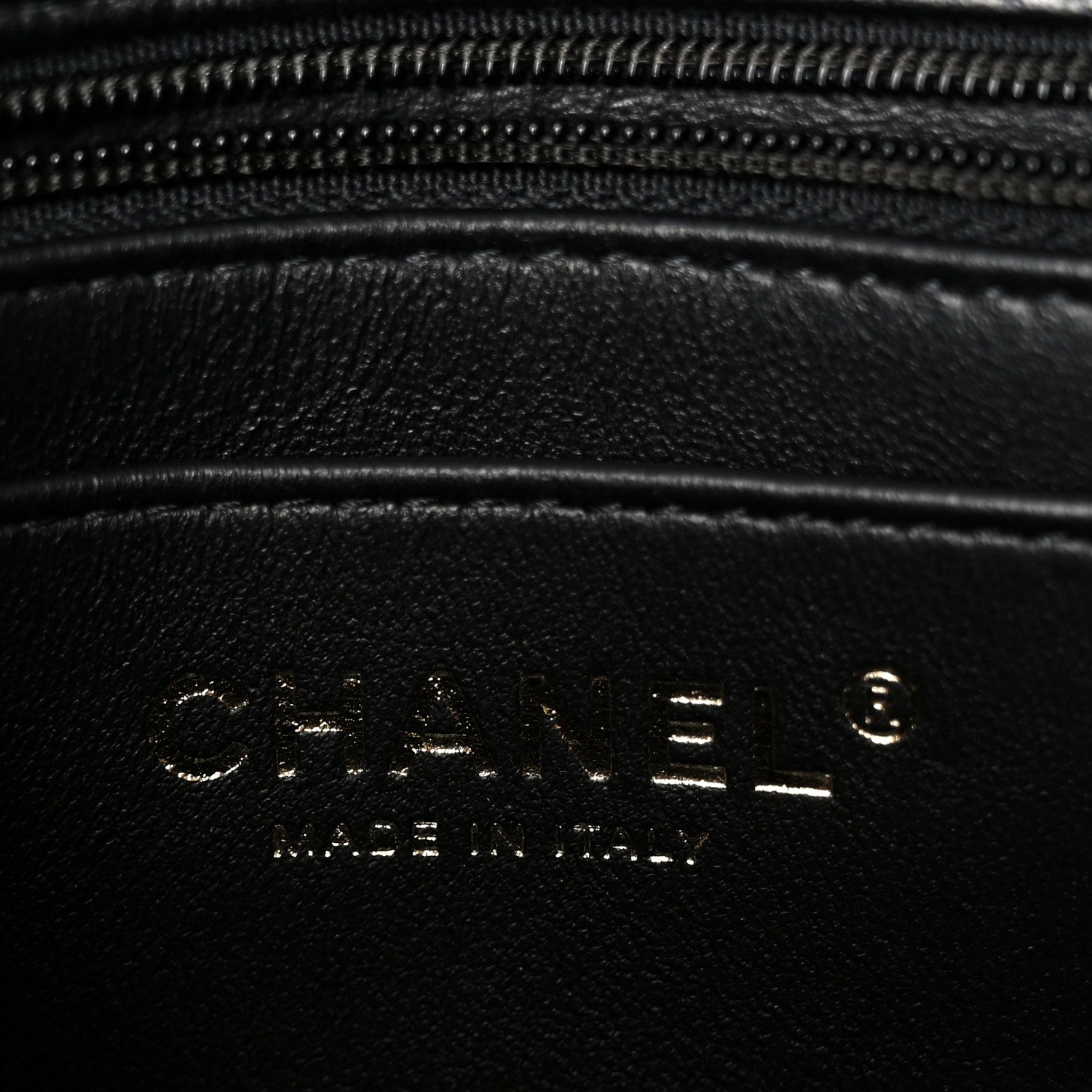 Chanel Lambskin Quilted Mini Square Flap Black 7 of 12