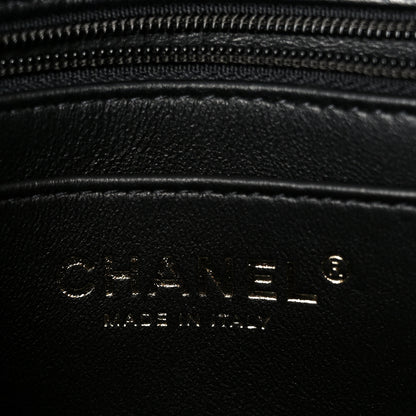 Chanel Lambskin Quilted Mini Square Flap Black 7 of 12