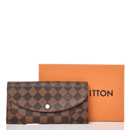 Louis Vuitton Damier Ebene Caissa Wallet Cherry 7 of 7