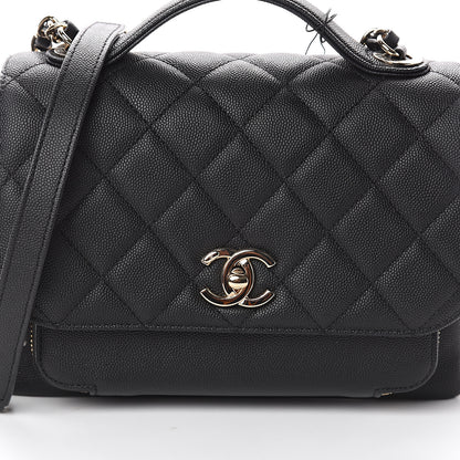 Chanel Caviar Quilted Medium Business Affinity Flap Black 7 of 9