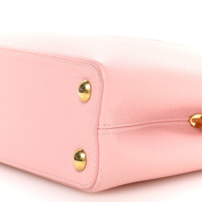 Louis Vuitton Taurillon Scrunchie Capucines BB Bubble Gum Pink 9 of 9