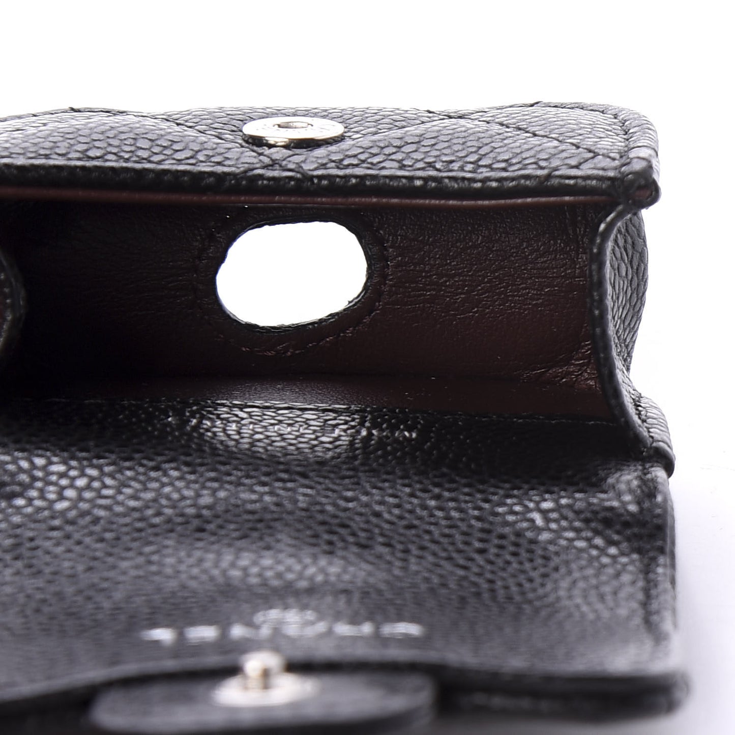 Caviar Quilted Airpods Pro Case Black