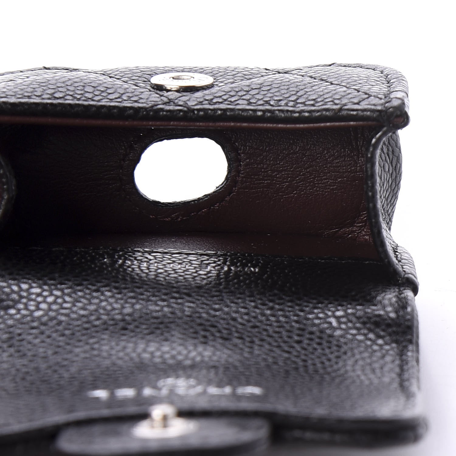 Chanel Caviar Quilted Airpods Pro Case Black 4 of 8