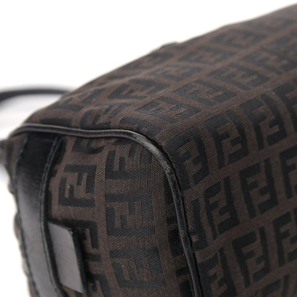 Fendi Zucchino Small Buckle Tote Brown 10 of 14