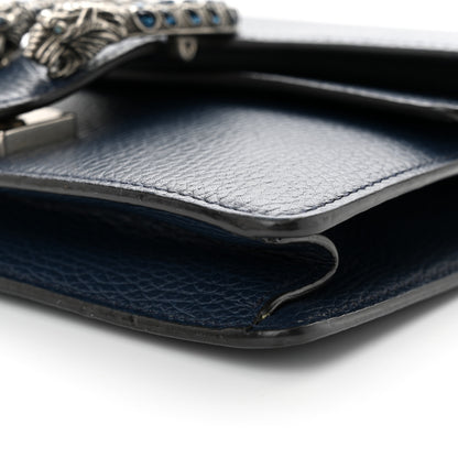 Gucci Dollar Calfskin Crystal Mini Dionysus Shoulder Bag Blue Agata Montana Sapphire 10 of 14