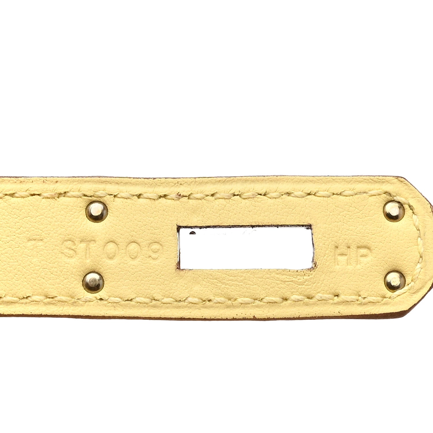 Hermes Swift Kelly Cut Clutch Pochette Jaune Poussin 7 of 8