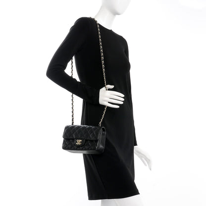 Chanel Caviar Quilted Mini Rectangular Flap Black 2 of 8