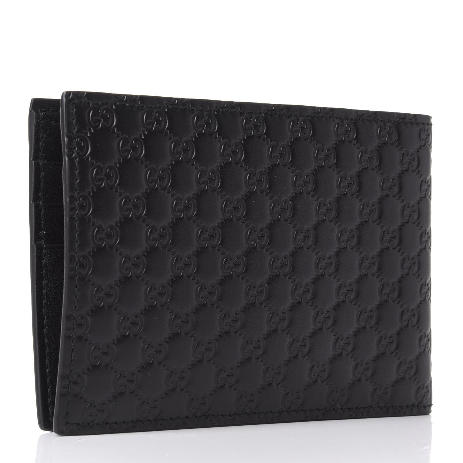 Gucci Microguccissima Bi-Fold Wallet Black 3 of 7