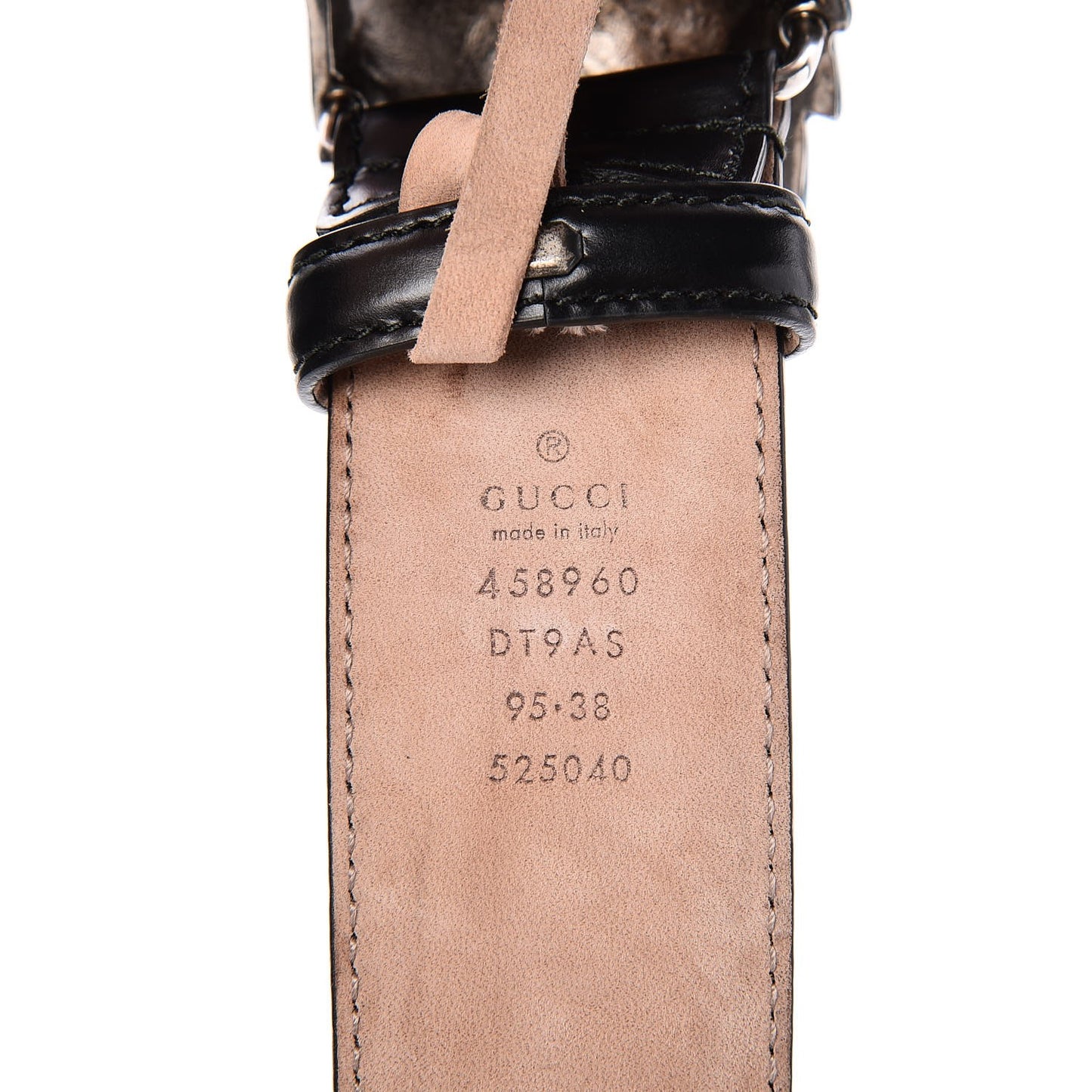 Calfskin Dragon Belt 95 38 Black
