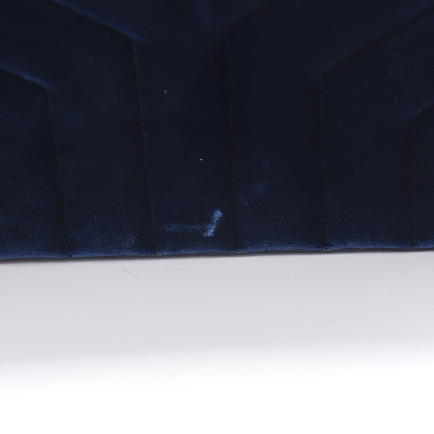 Saint Laurent Velvet Y Quilted Monogram Small Loulou Chain Satchel Medium Blue 12 of 13