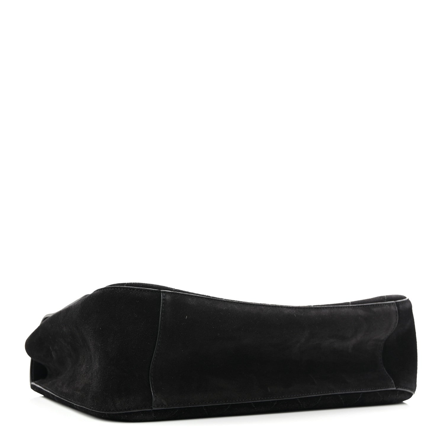 Chanel Suede Calfskin Small Souplissimo Maxi Flap Black 4 of 12