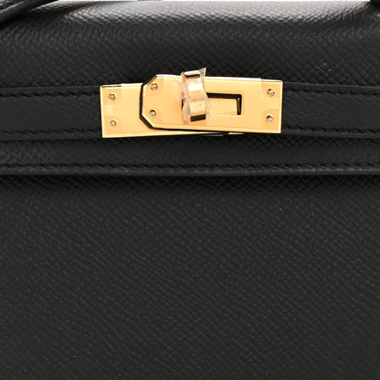 Hermes Epsom Mini Kelly Sellier 20 Black 8 of 11