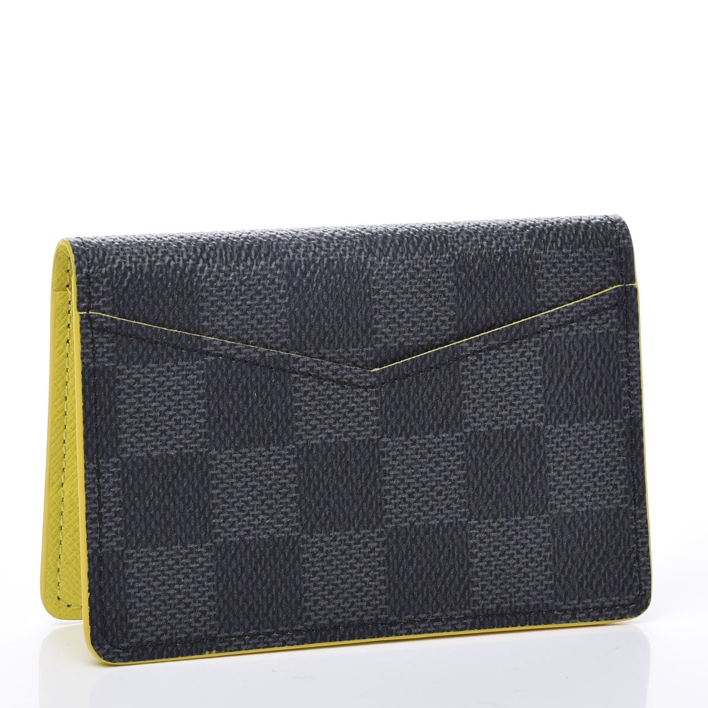 Damier Graphite Logo Pocket Organizer Yellow