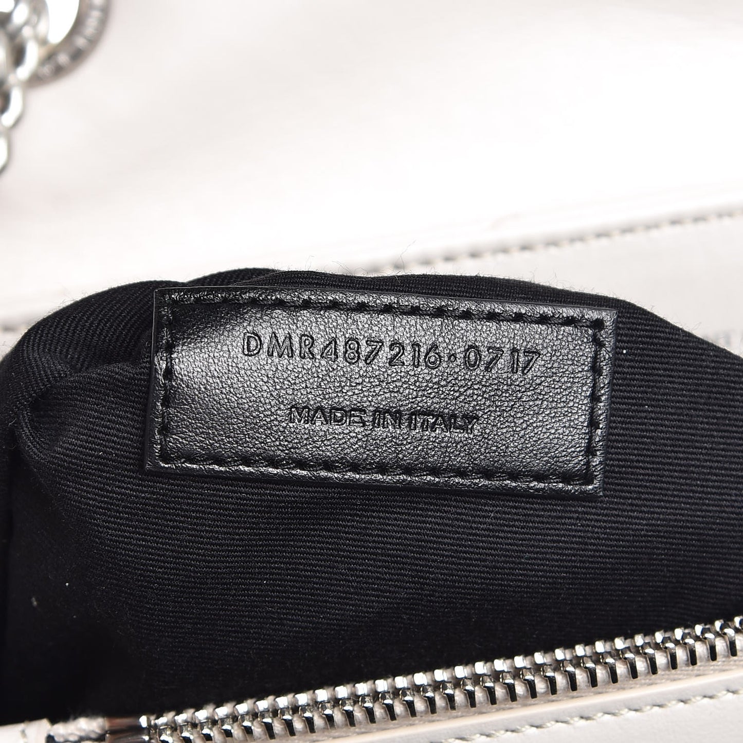 Calfskin Y Quilted Monogram Medium Loulou Chain Satchel Ivory