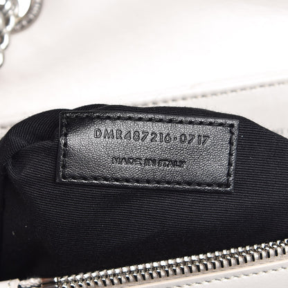 Saint Laurent Calfskin Y Quilted Monogram Medium Loulou Chain Satchel Ivory 8 of 12