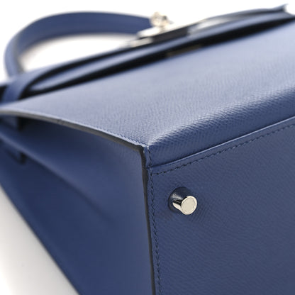 Hermes Epsom Kelly Sellier 28 Bleu Brighton 9 of 13