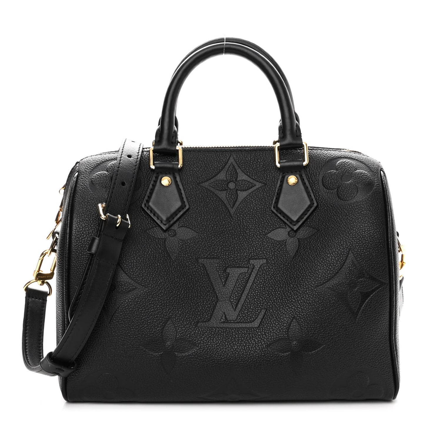 Empreinte Monogram Giant Speedy Bandouliere 25 Black