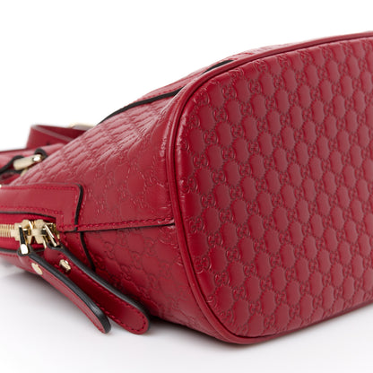 Gucci Soft Microguccissima Mini Dome Bag Rosso 10 of 11