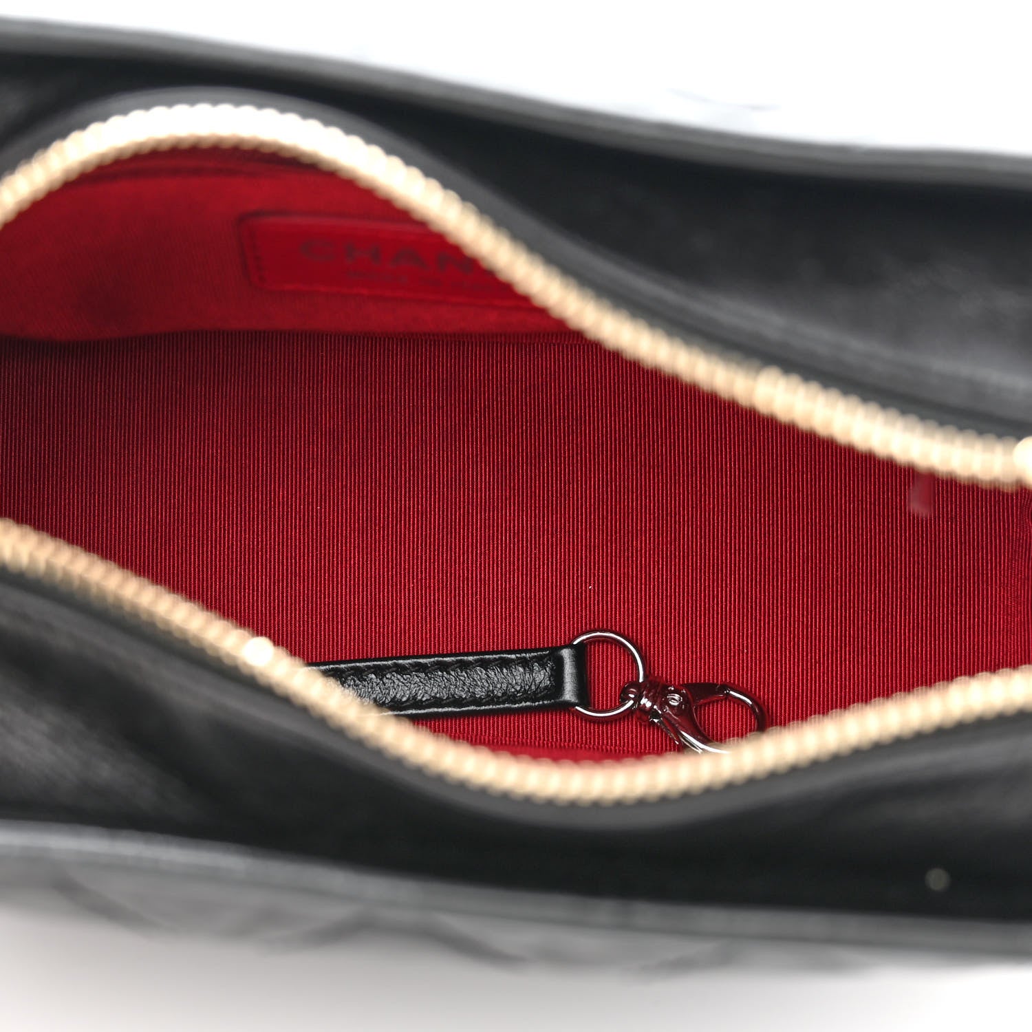 Chanel Aged Calfskin Quilted Small Gabrielle Hobo Black 5 of 10