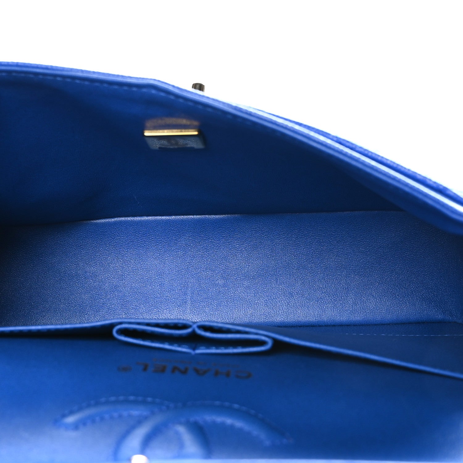 Chanel Caviar Quilted Small Double Flap Blue 5 of 10