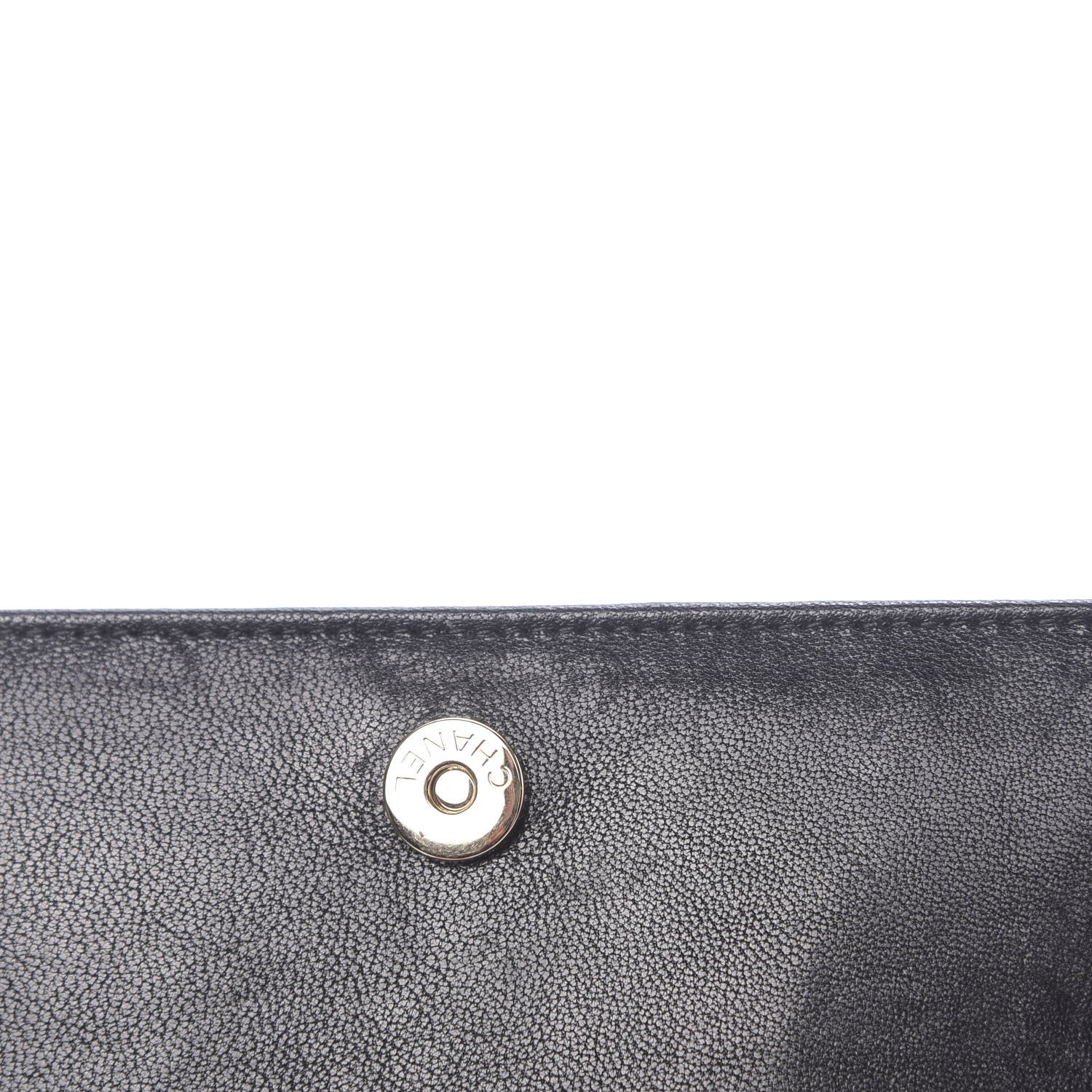Chanel Caviar Sheepskin Chevron Quilted Vintage Mademoiselle Wallet On Chain WOC Black 15 of 17