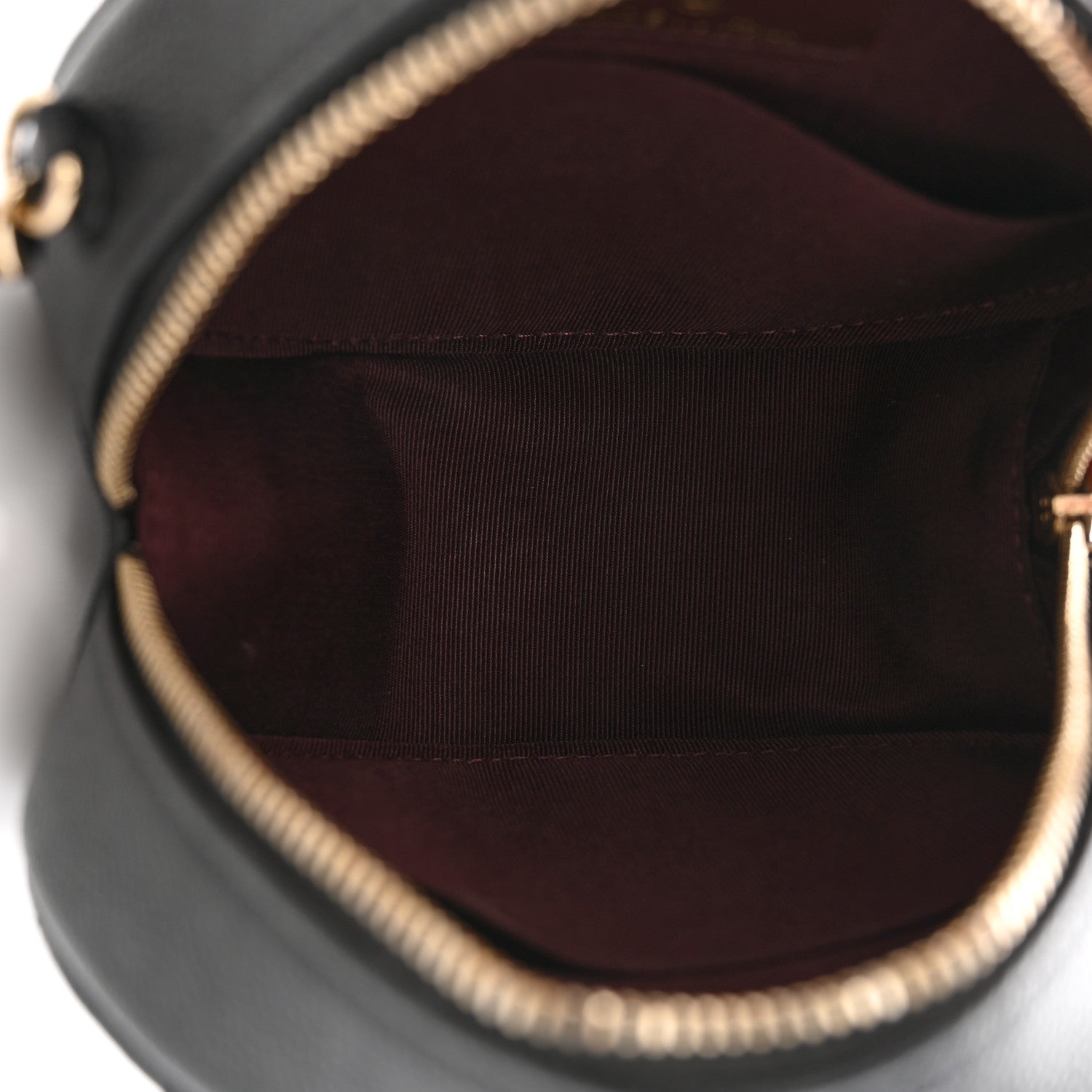 Chanel Caviar Quilted Round Clutch With Chain Black 5 of 12