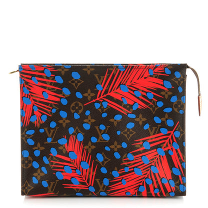 Louis Vuitton Monogram Jungle Dots Toiletry Pouch 26 Coquelicot Denim 1 of 7