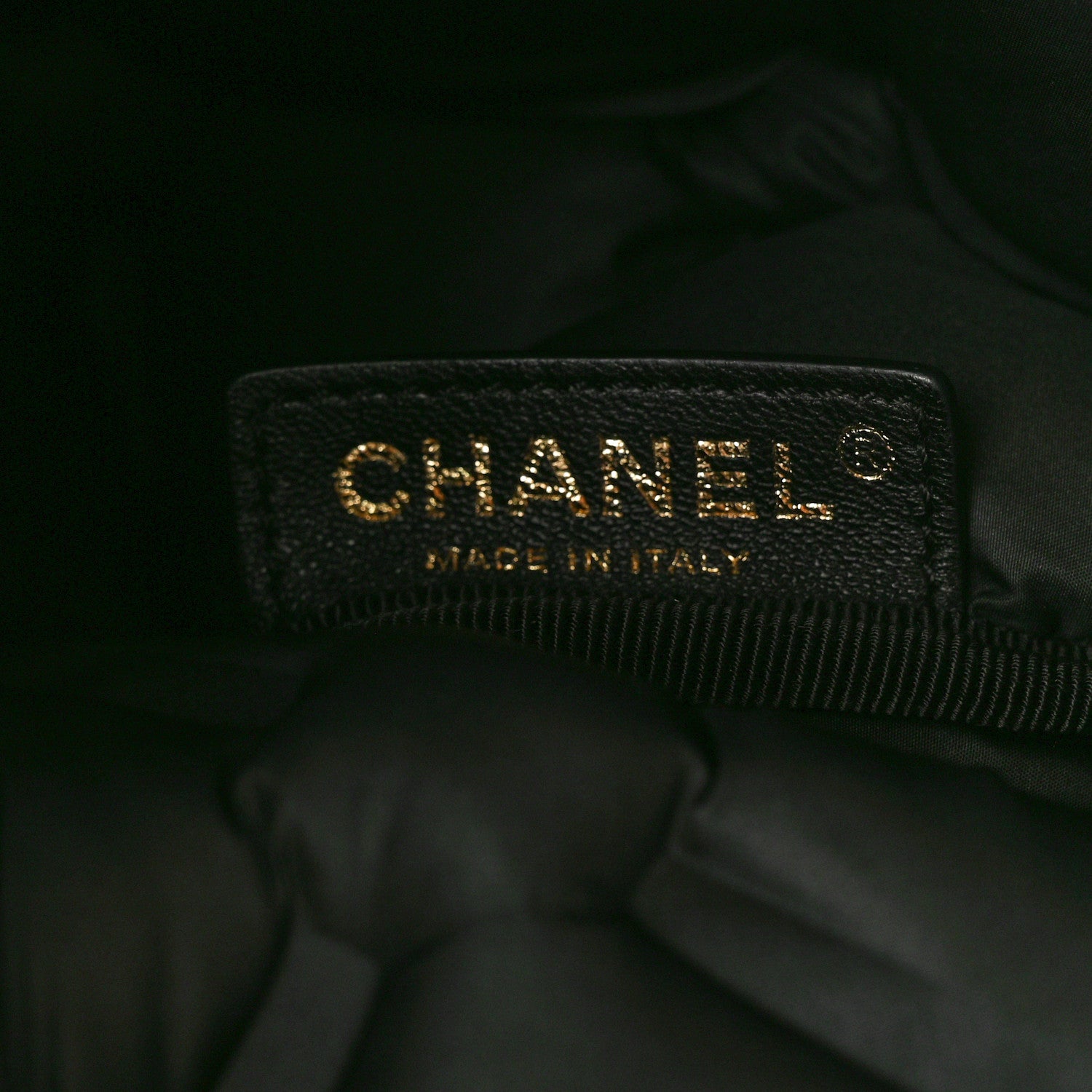 Chanel Iridescent Calfskin Quilted Chesterfield Backpack Black 7 of 11