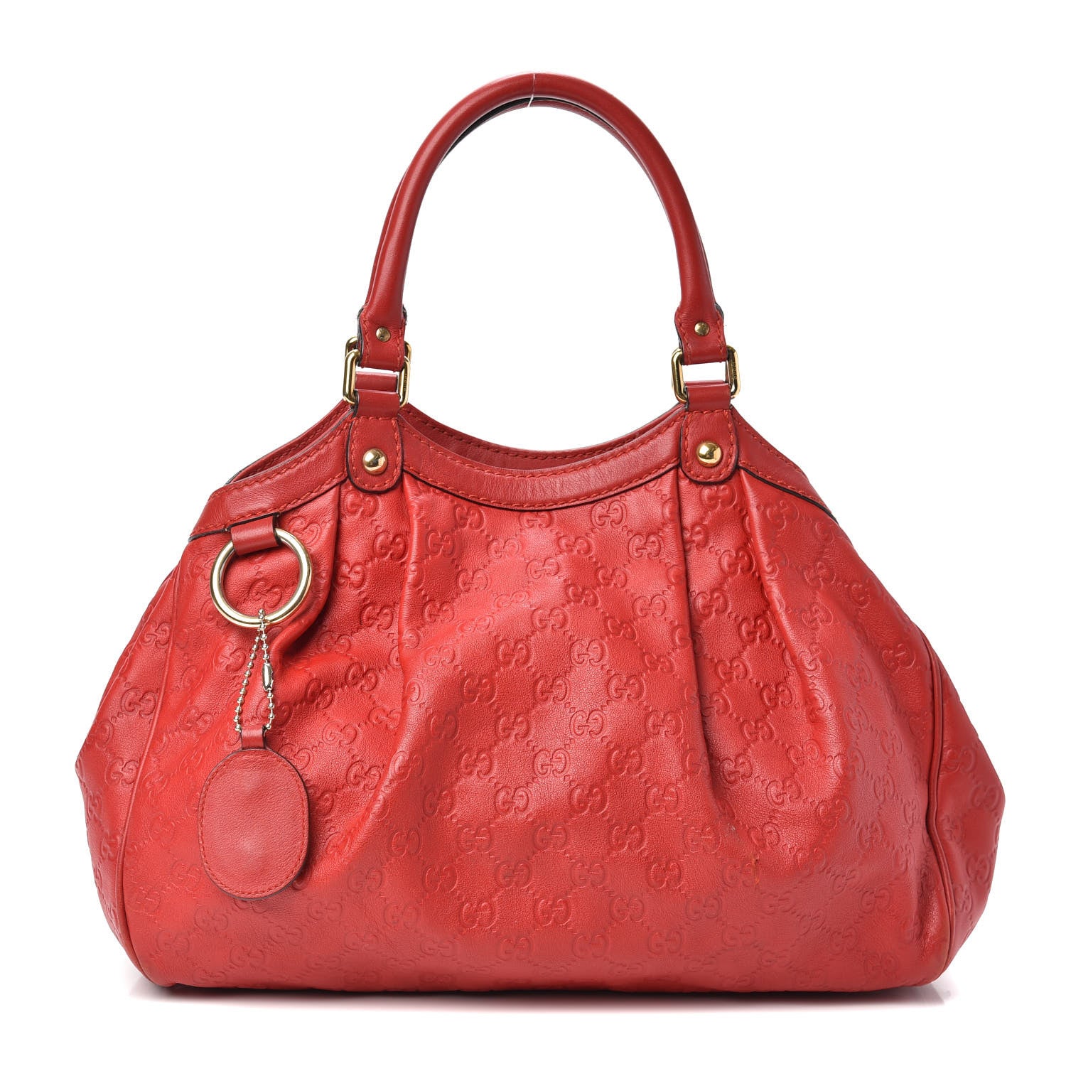 Gucci Guccissima Medium Sukey Tote Tabasco 1 of 12
